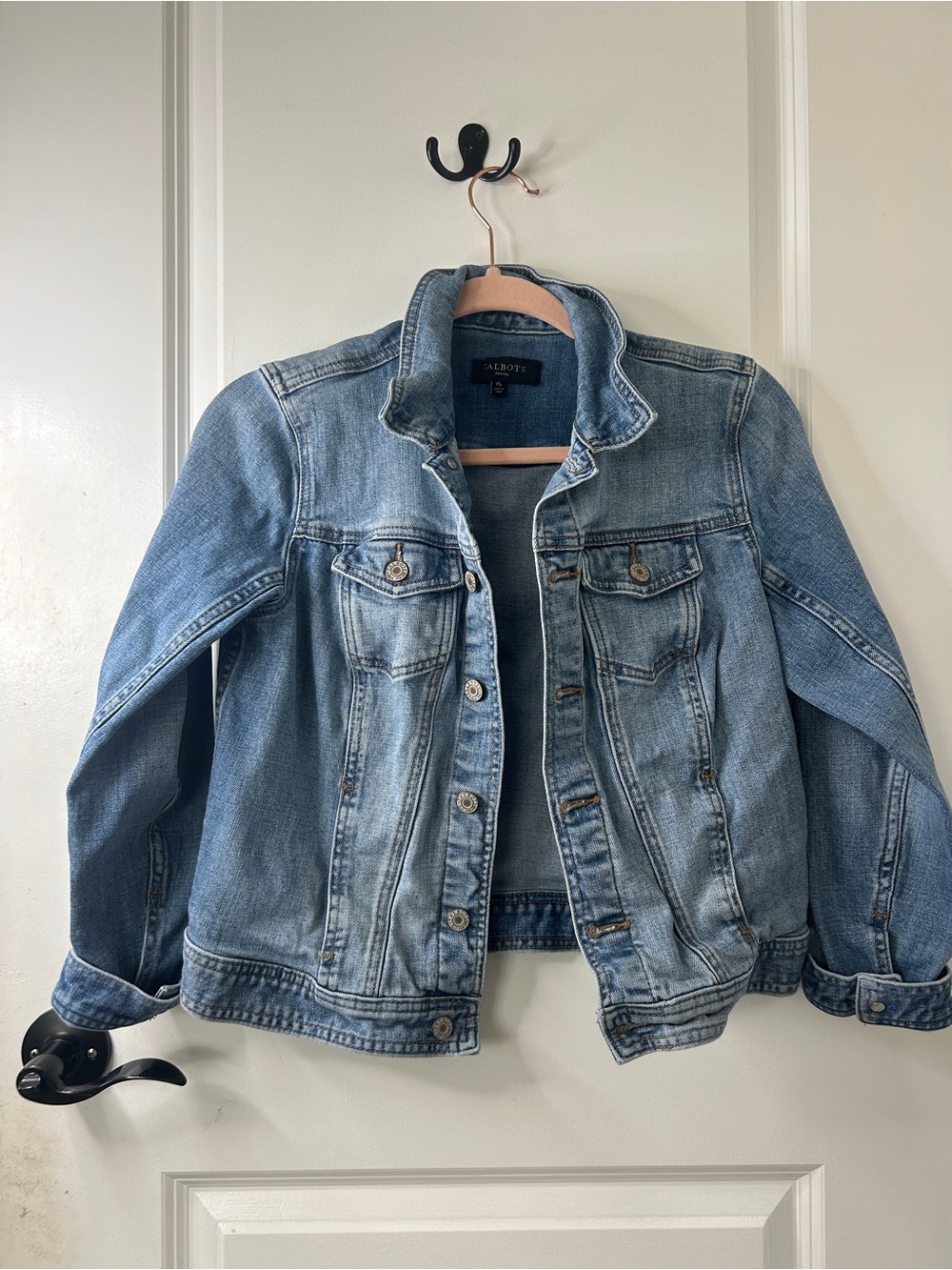 Talbots Light Blue Denim Jean Jacket